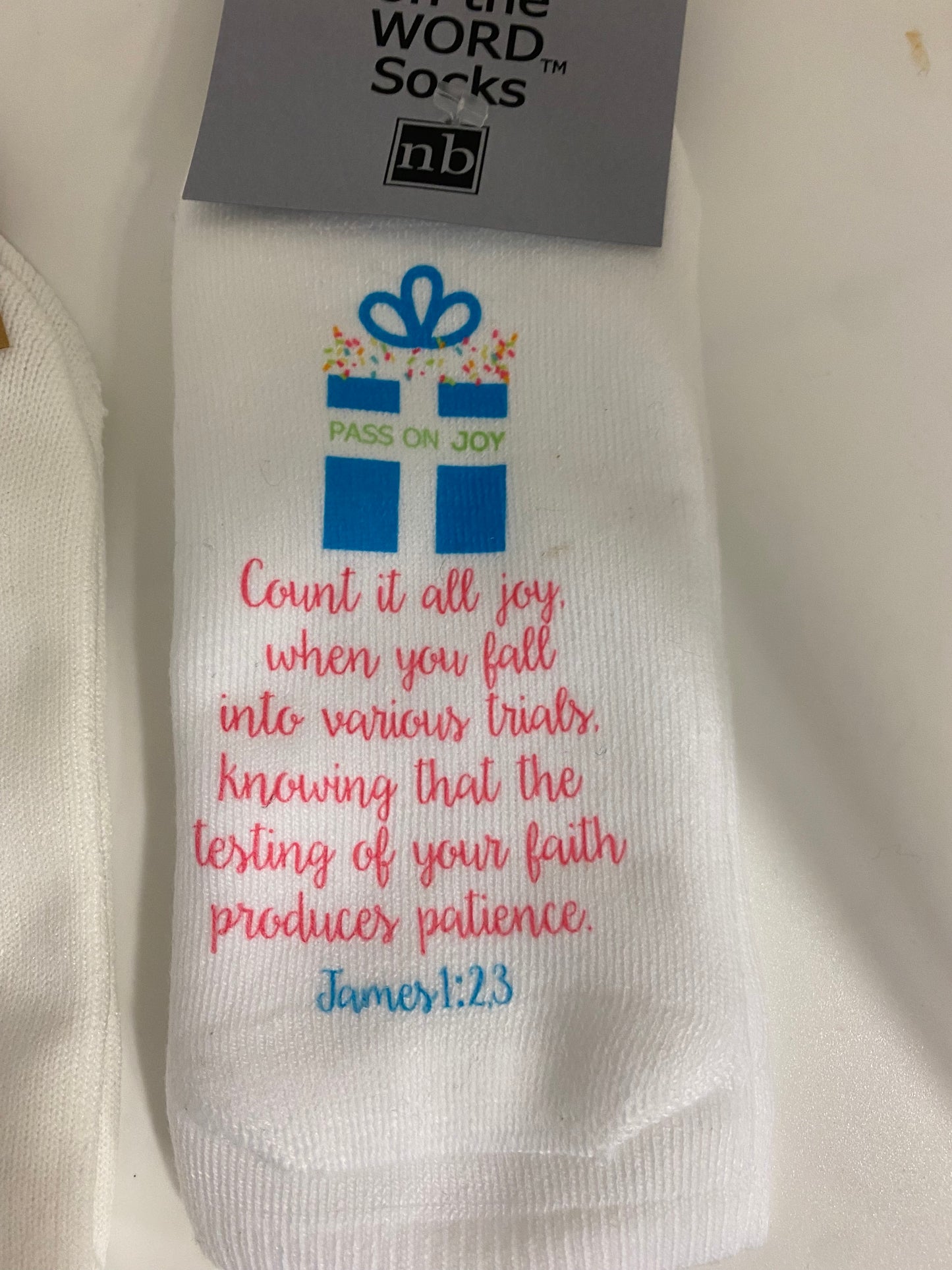 Standing on the Word Socks